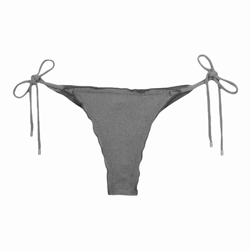 Vix Ripple Tie Side Bottom in Light Green NWT